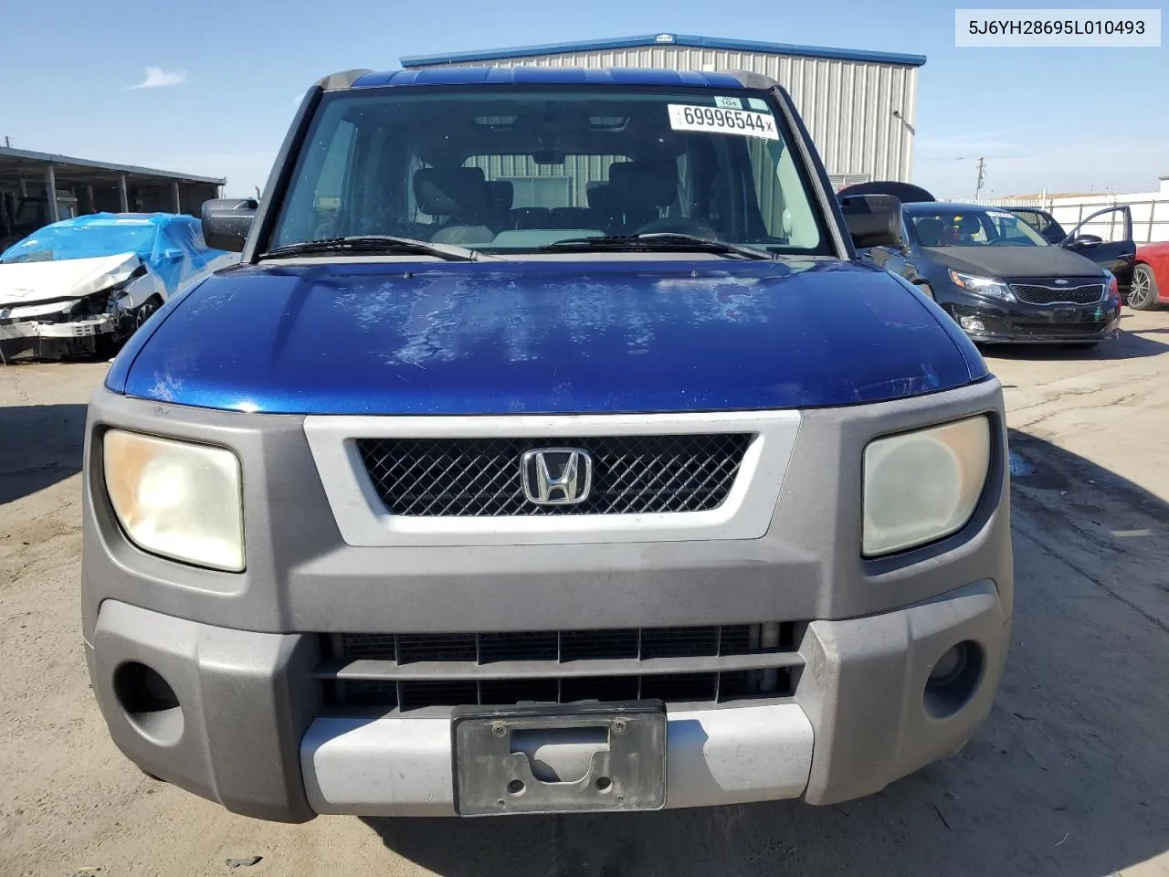 2005 Honda Element Ex VIN: 5J6YH28695L010493 Lot: 69996544