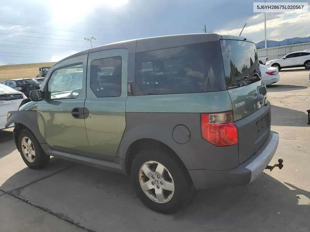 2005 Honda Element Ex VIN: 5J6YH28675L020567 Lot: 70057244