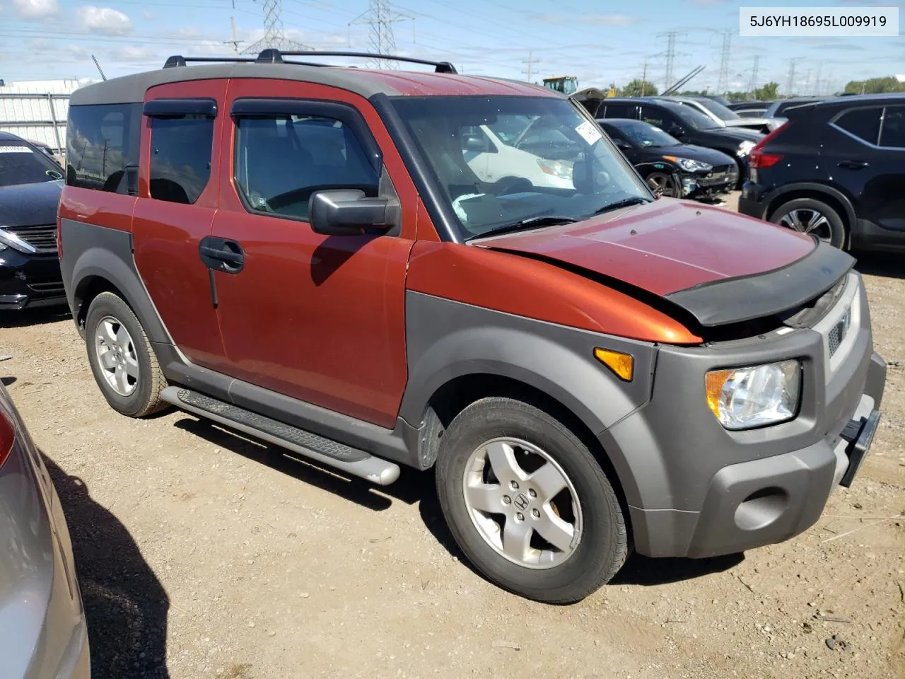 2005 Honda Element Ex VIN: 5J6YH18695L009919 Lot: 70143864