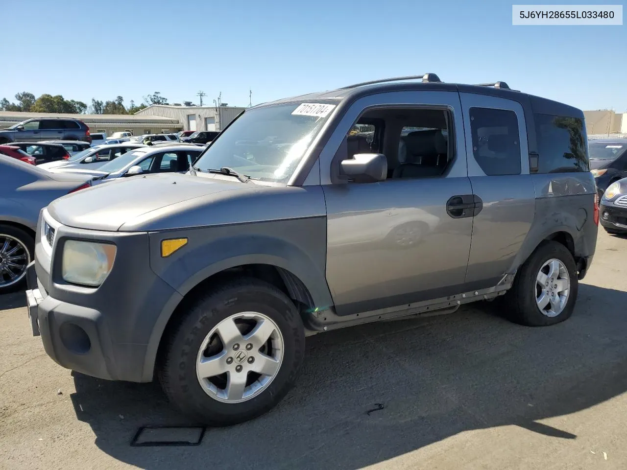 2005 Honda Element Ex VIN: 5J6YH28655L033480 Lot: 70151704