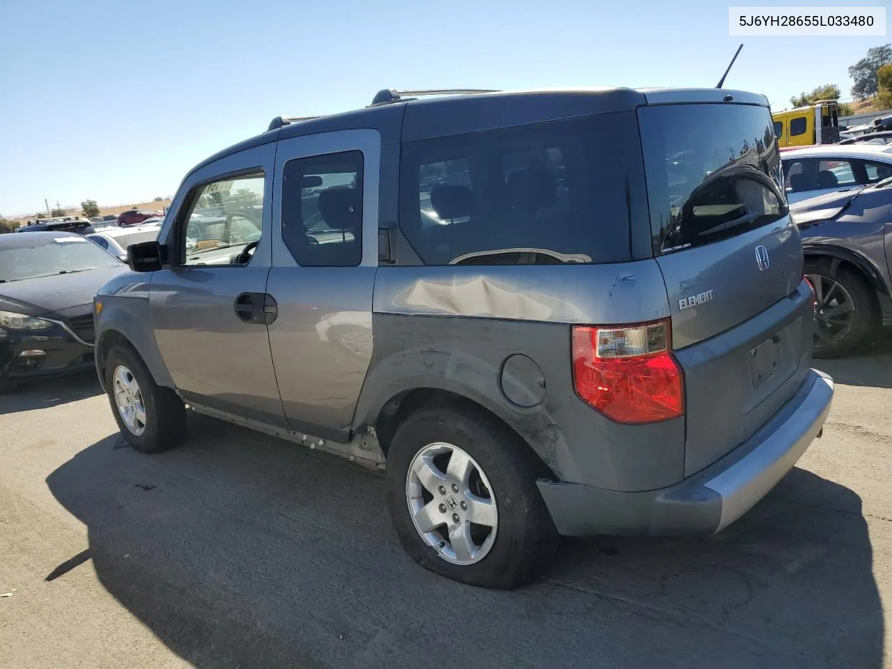 2005 Honda Element Ex VIN: 5J6YH28655L033480 Lot: 70151704