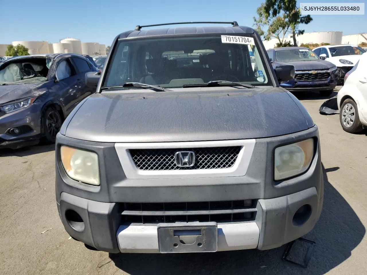 2005 Honda Element Ex VIN: 5J6YH28655L033480 Lot: 70151704