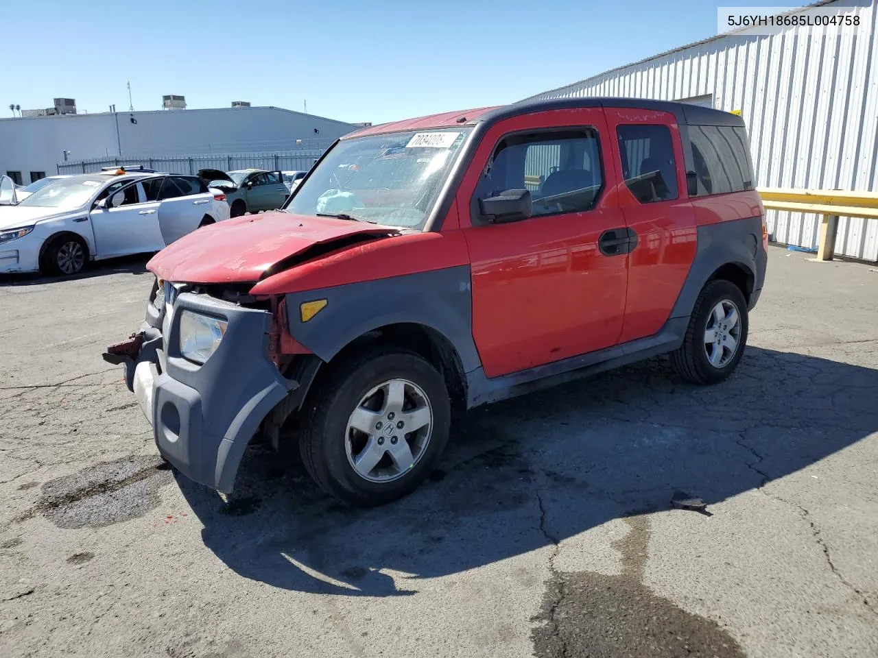 2005 Honda Element Ex VIN: 5J6YH18685L004758 Lot: 70340084