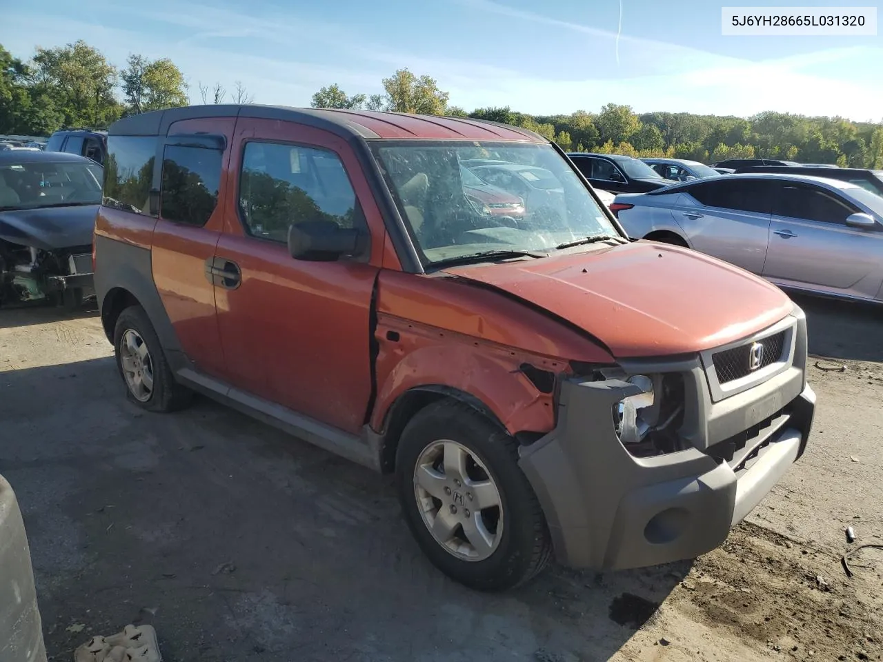 2005 Honda Element Ex VIN: 5J6YH28665L031320 Lot: 70446164