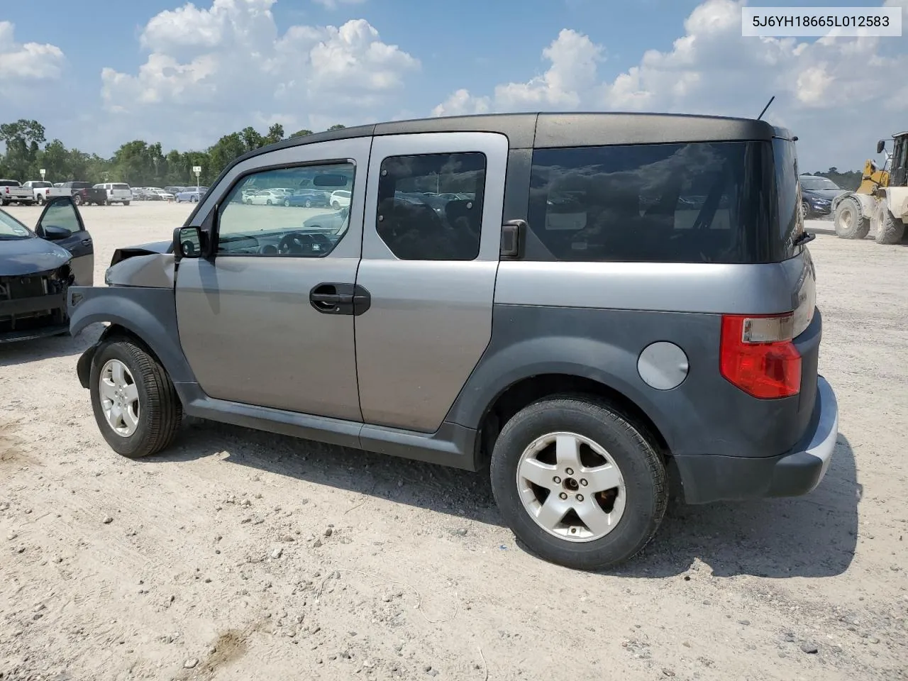 5J6YH18665L012583 2005 Honda Element Ex