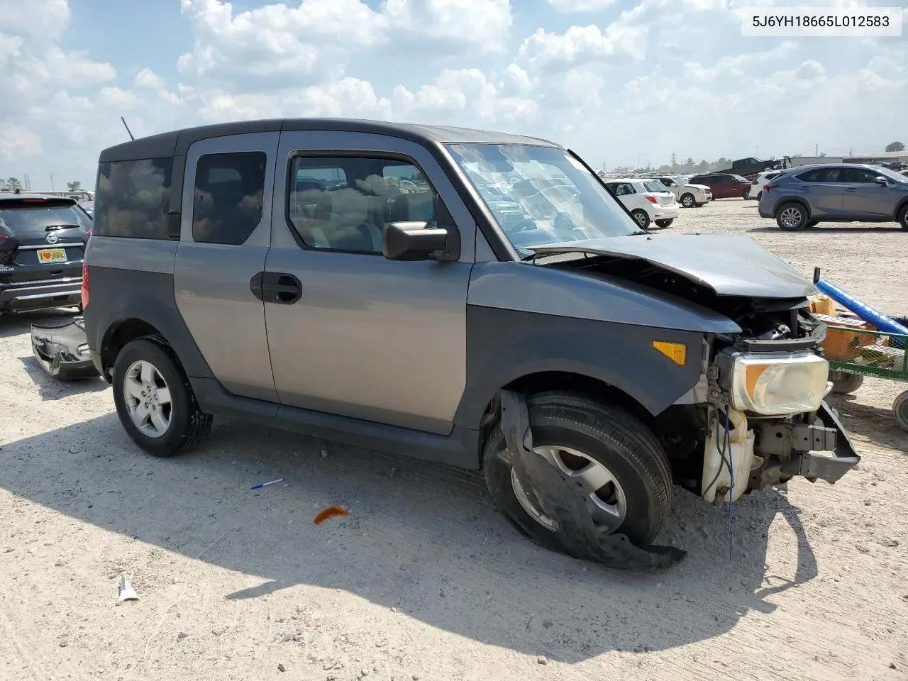 2005 Honda Element Ex VIN: 5J6YH18665L012583 Lot: 72016714