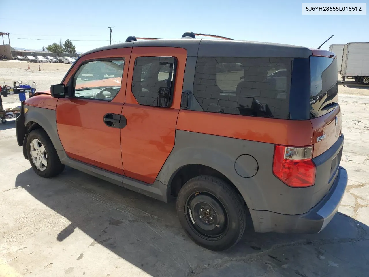 2005 Honda Element Ex VIN: 5J6YH28655L018512 Lot: 72057824