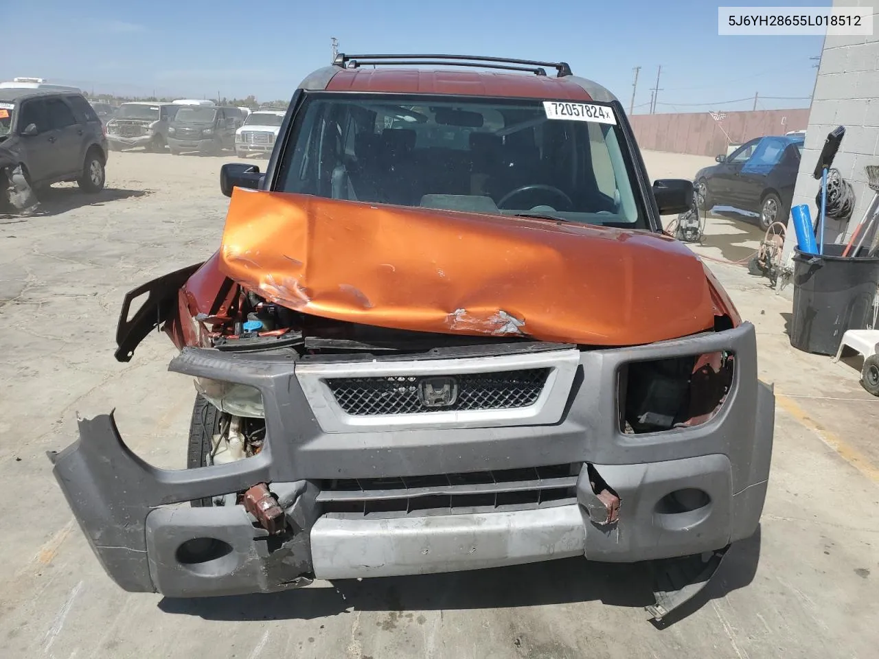 2005 Honda Element Ex VIN: 5J6YH28655L018512 Lot: 72057824