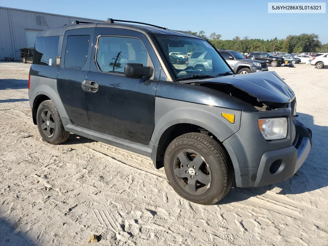 2005 Honda Element Ex VIN: 5J6YH286X5L016321 Lot: 72834934