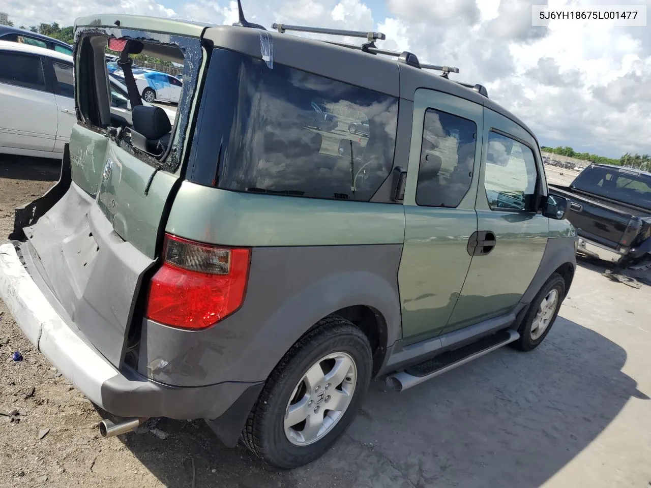 2005 Honda Element Ex VIN: 5J6YH18675L001477 Lot: 73438624