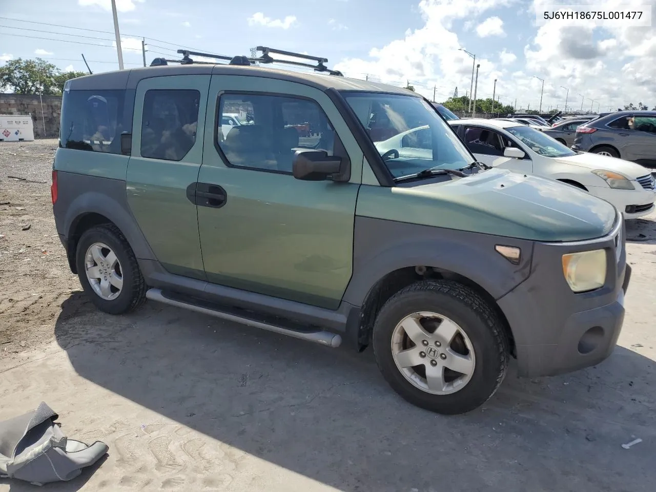 2005 Honda Element Ex VIN: 5J6YH18675L001477 Lot: 73438624