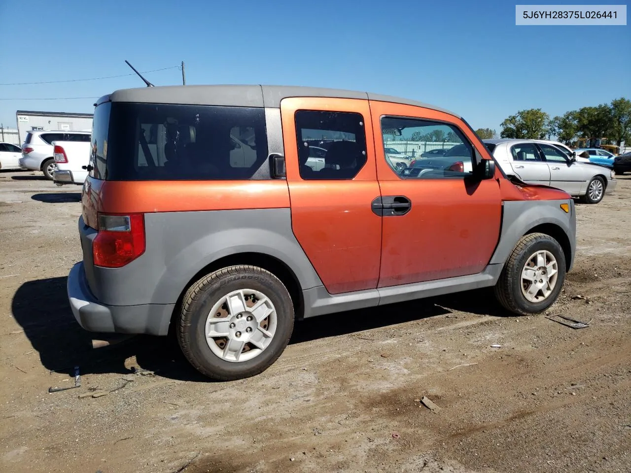 2005 Honda Element Lx VIN: 5J6YH28375L026441 Lot: 73809794