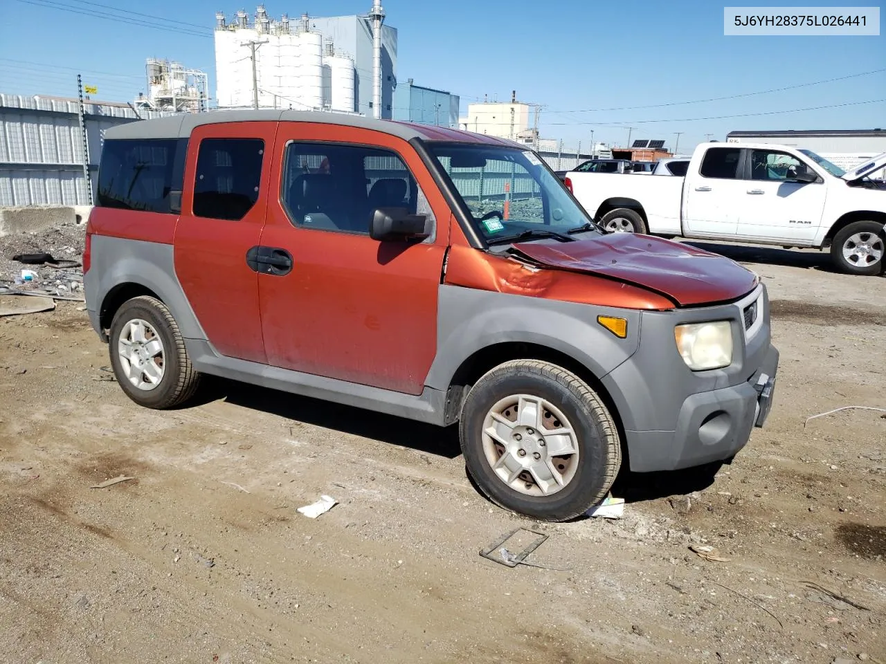 2005 Honda Element Lx VIN: 5J6YH28375L026441 Lot: 73809794