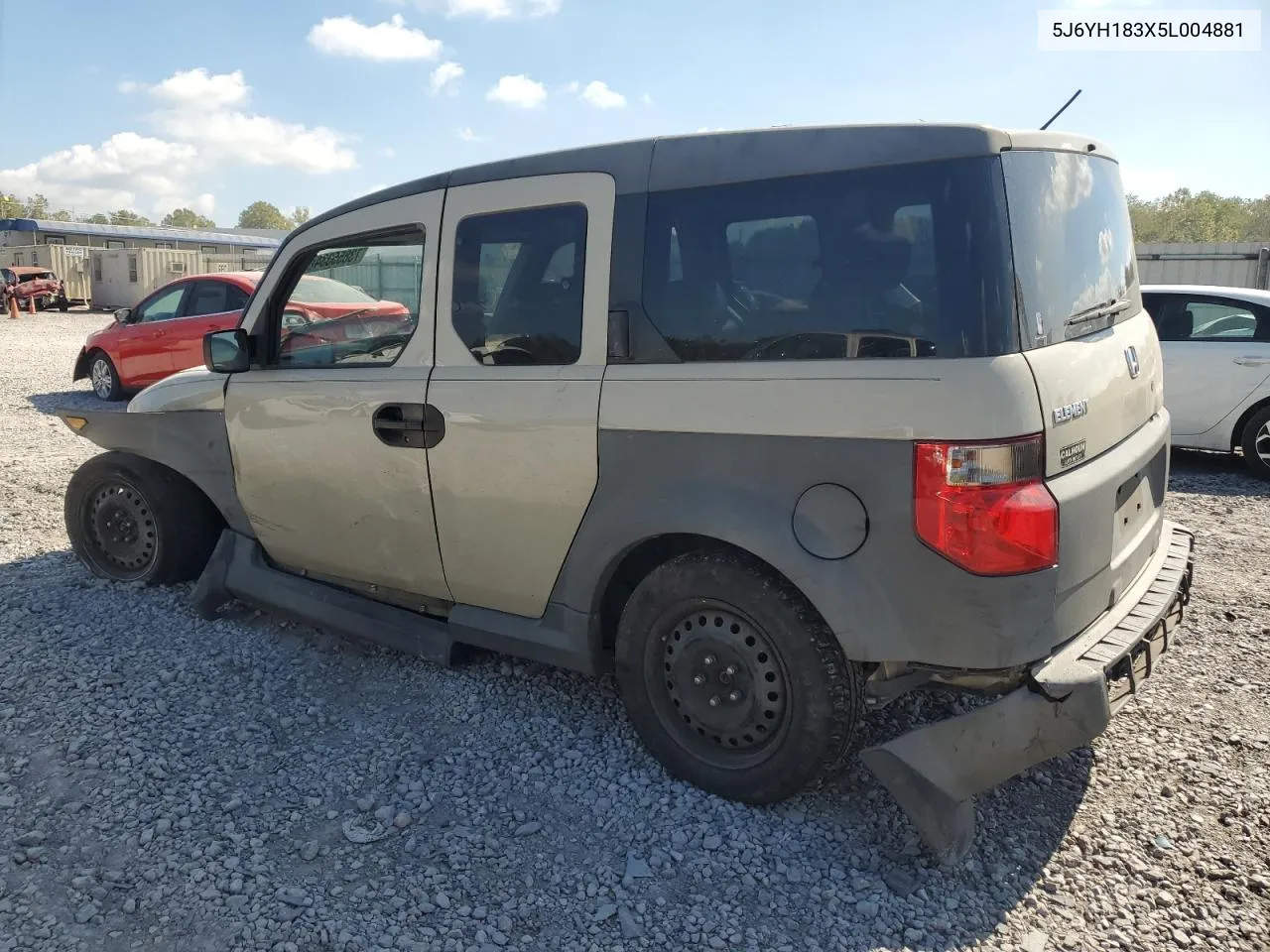 2005 Honda Element Lx VIN: 5J6YH183X5L004881 Lot: 73855334