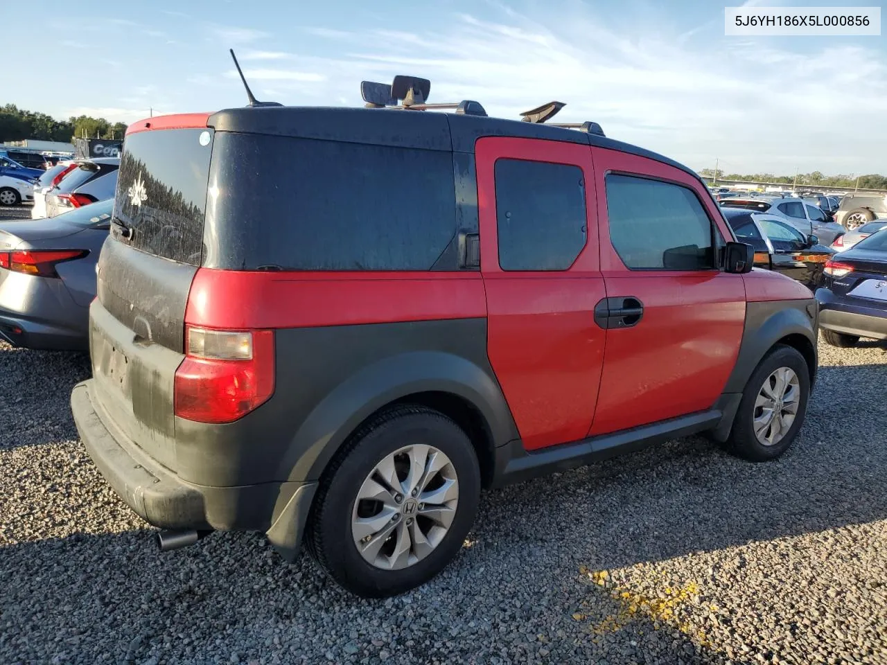 2005 Honda Element Ex VIN: 5J6YH186X5L000856 Lot: 74051824