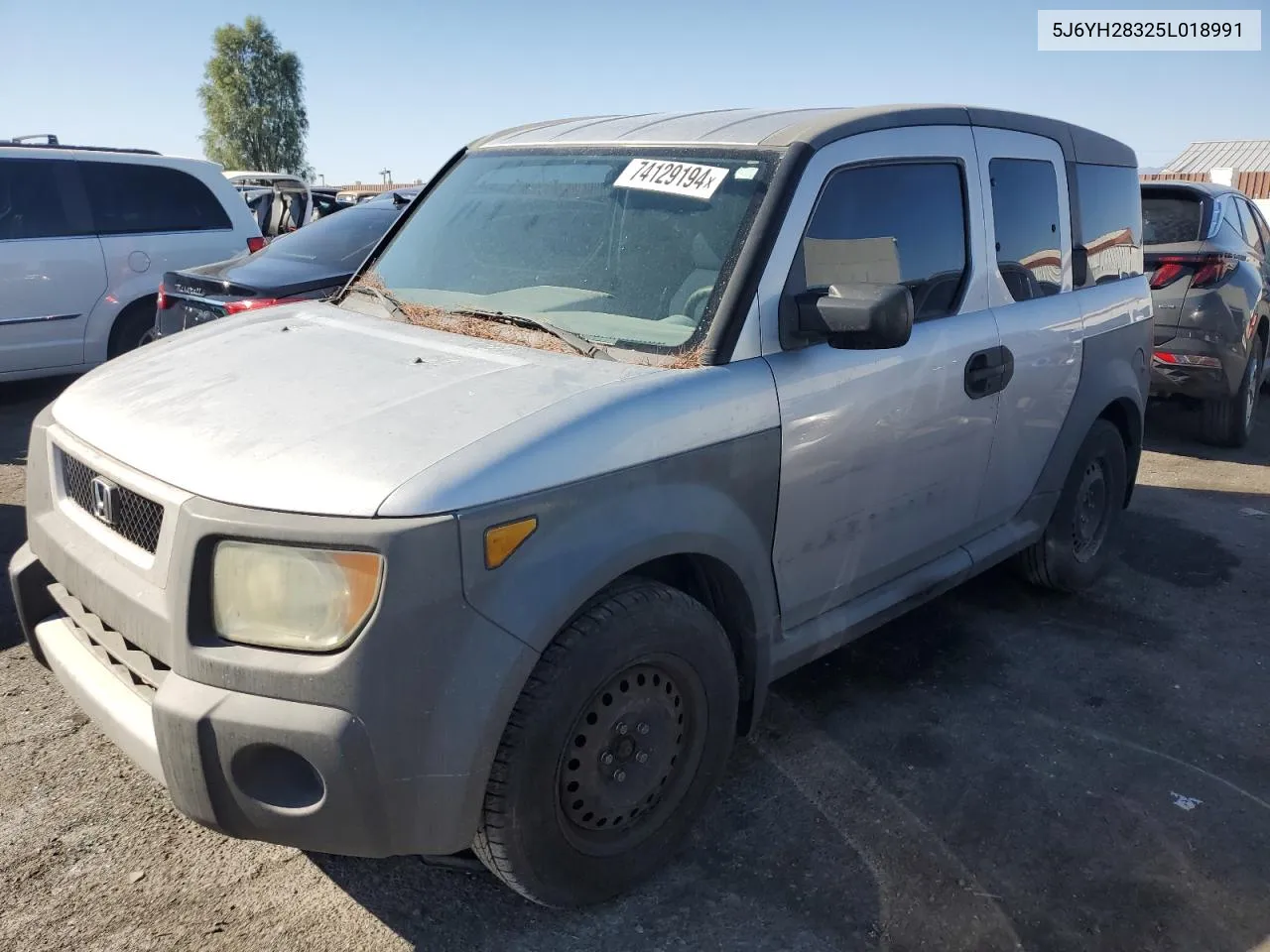 2005 Honda Element Lx VIN: 5J6YH28325L018991 Lot: 74129194