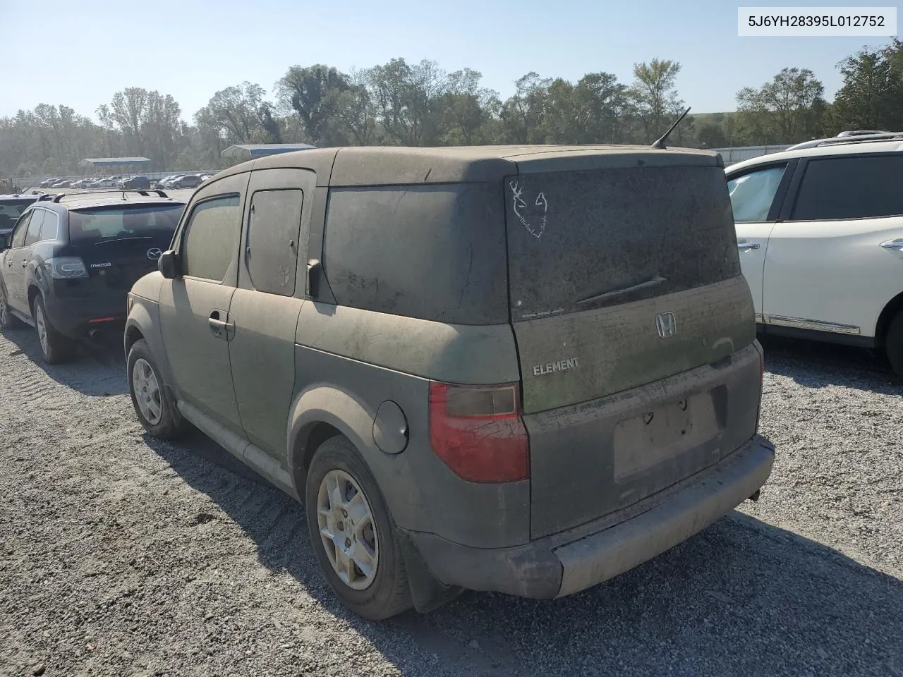 2005 Honda Element Lx VIN: 5J6YH28395L012752 Lot: 74257864