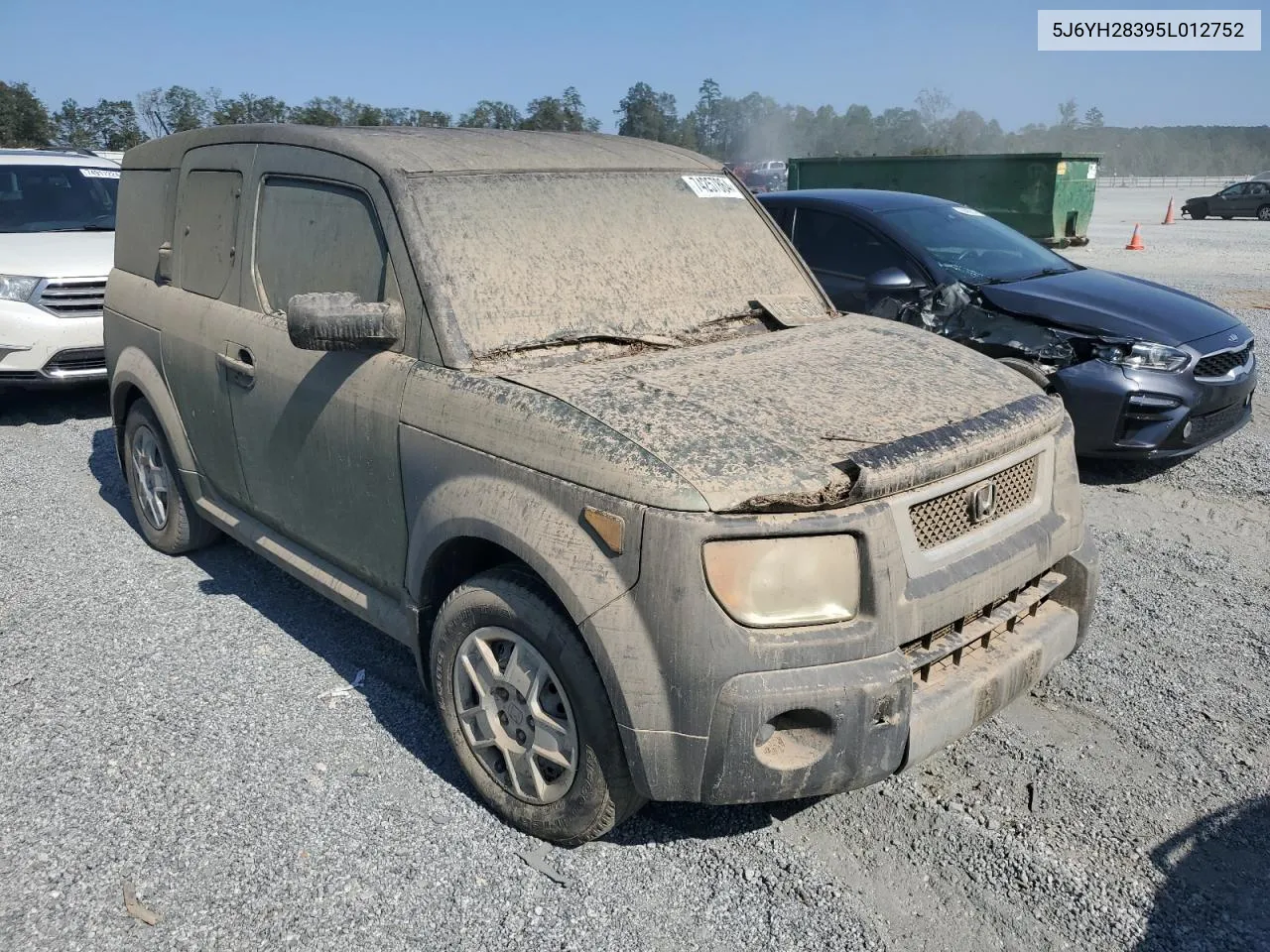 2005 Honda Element Lx VIN: 5J6YH28395L012752 Lot: 74257864