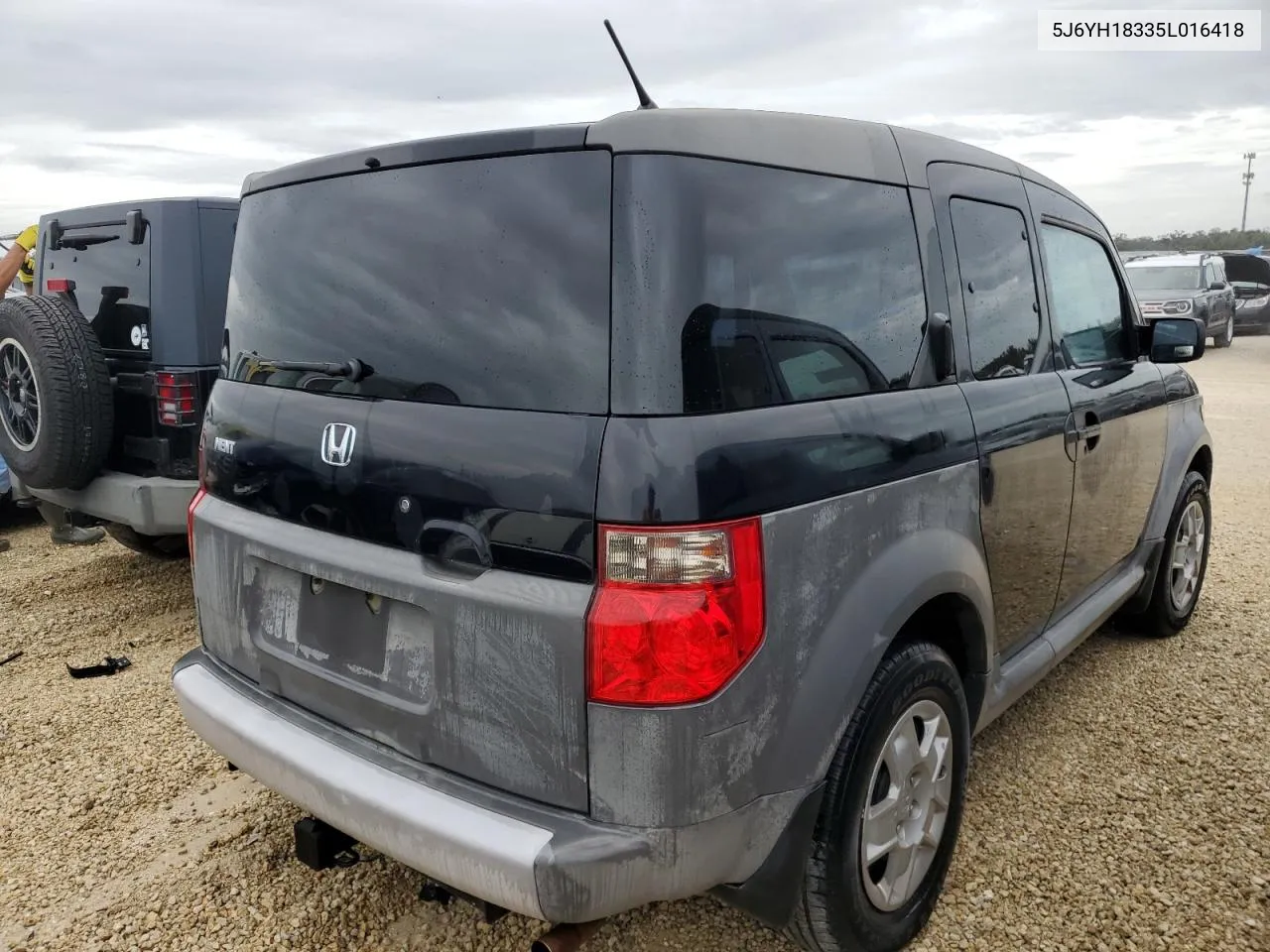 2005 Honda Element Lx VIN: 5J6YH18335L016418 Lot: 74320354