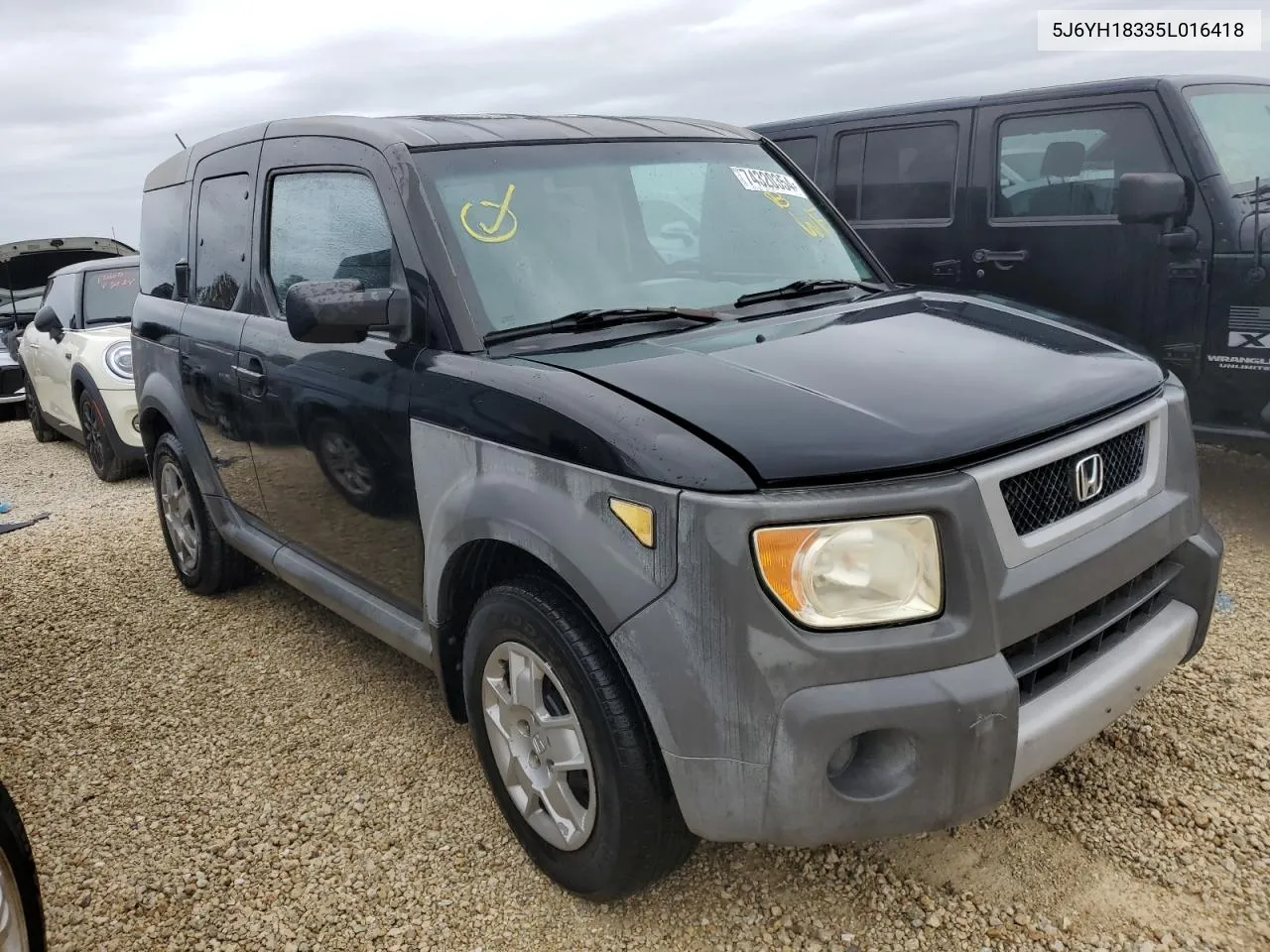 2005 Honda Element Lx VIN: 5J6YH18335L016418 Lot: 74320354