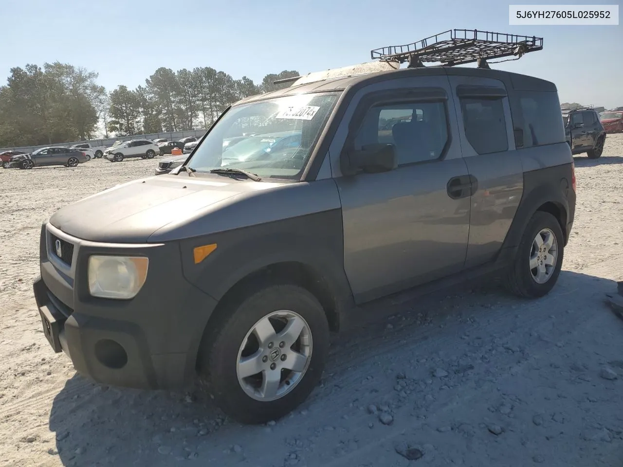 2005 Honda Element Ex VIN: 5J6YH27605L025952 Lot: 75702074