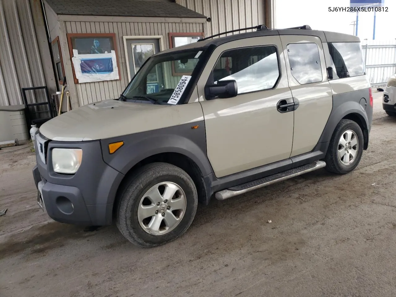 2005 Honda Element Ex VIN: 5J6YH286X5L010812 Lot: 75858094