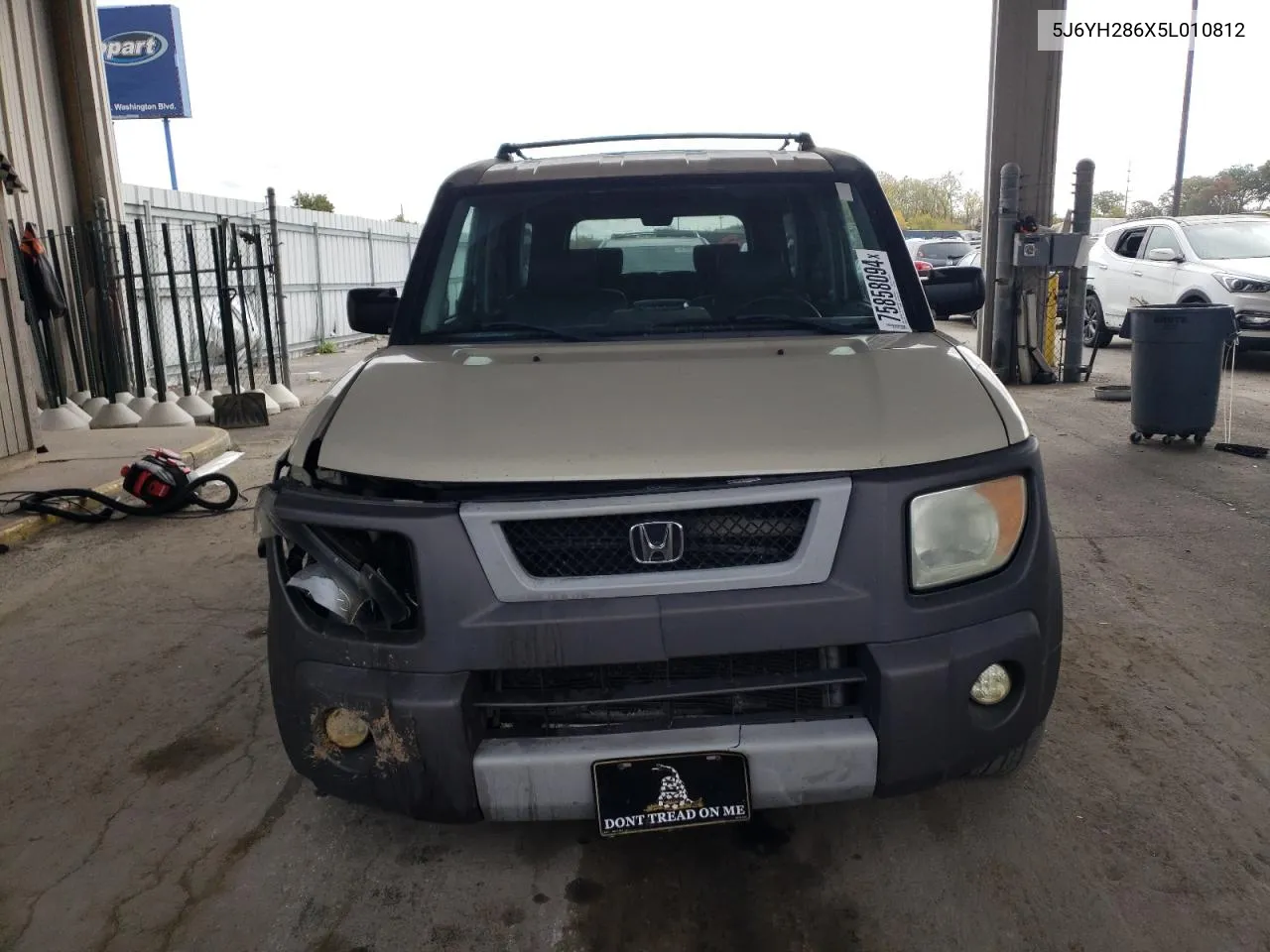 2005 Honda Element Ex VIN: 5J6YH286X5L010812 Lot: 75858094