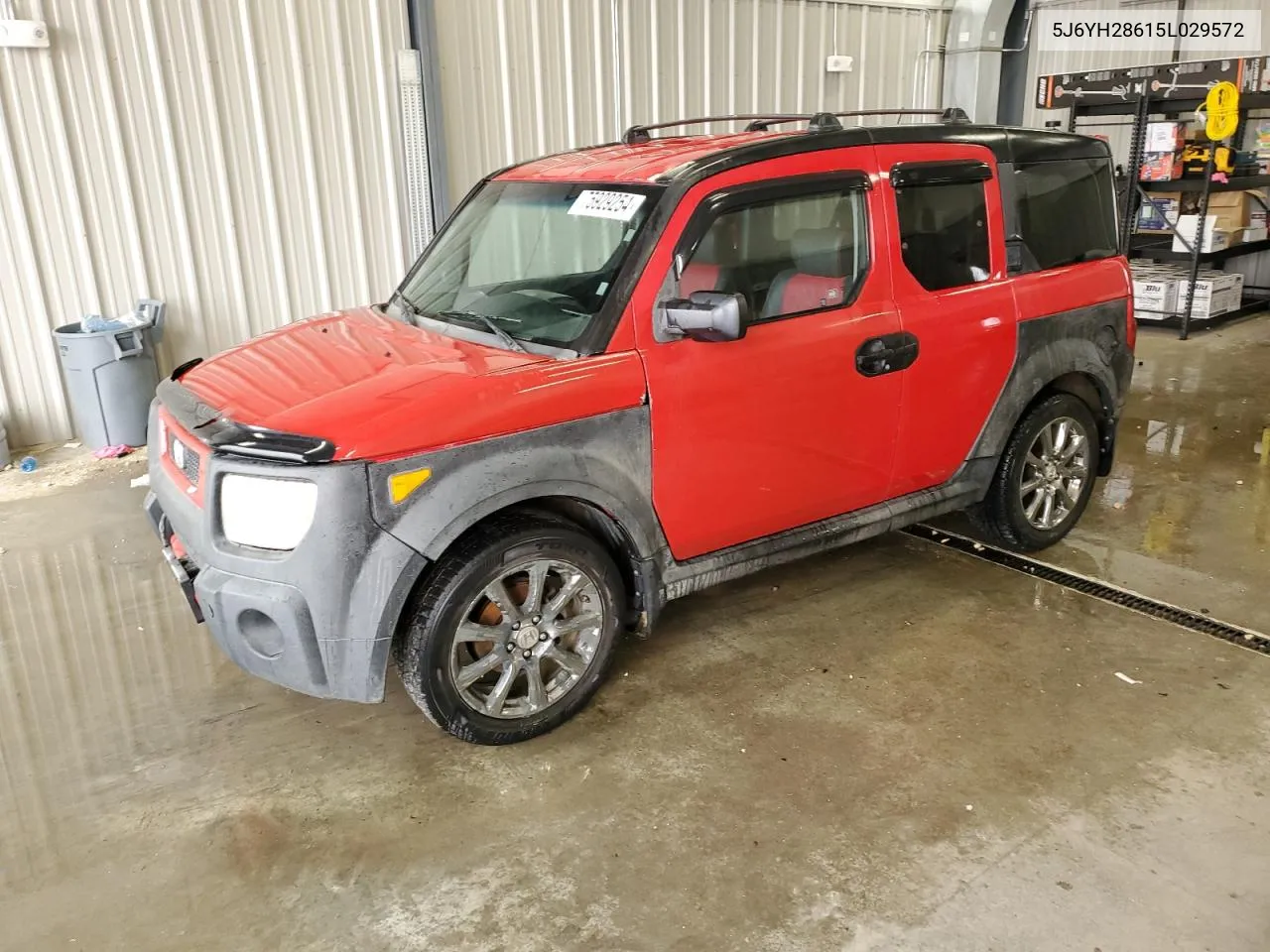 2005 Honda Element Ex VIN: 5J6YH28615L029572 Lot: 75929254