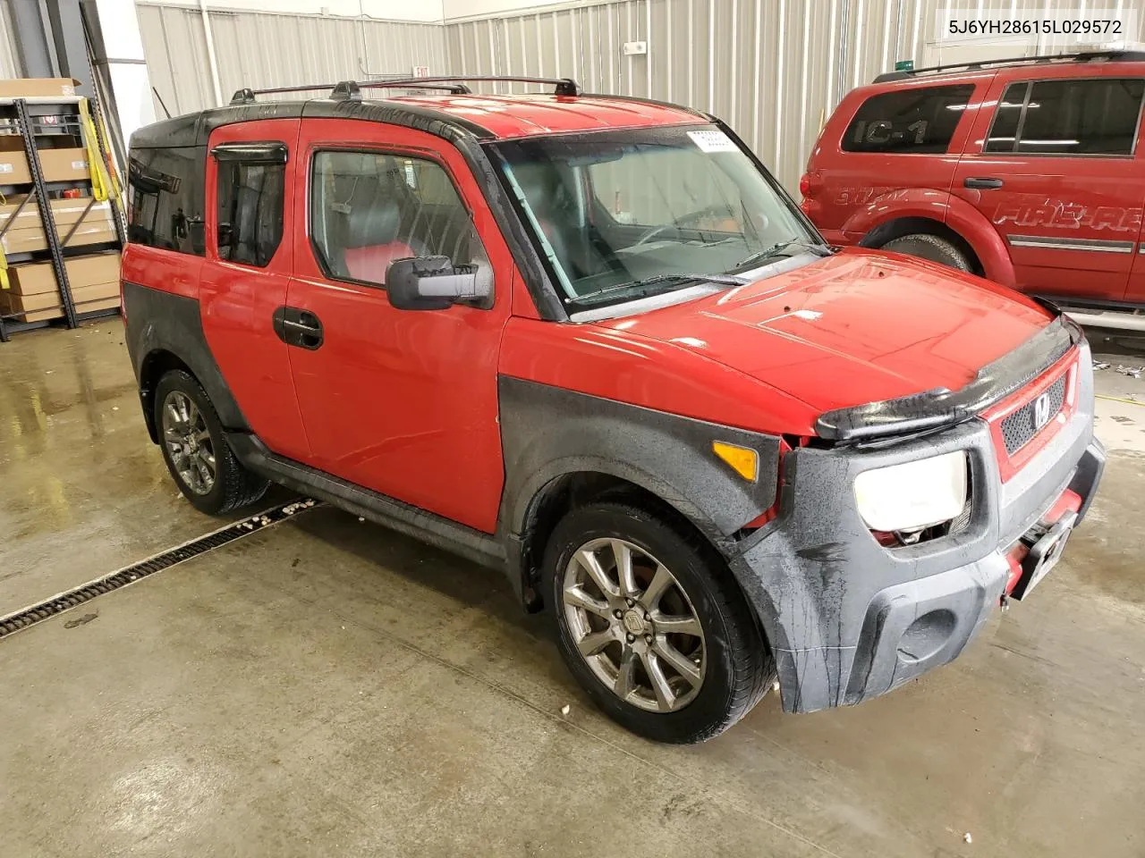 2005 Honda Element Ex VIN: 5J6YH28615L029572 Lot: 75929254