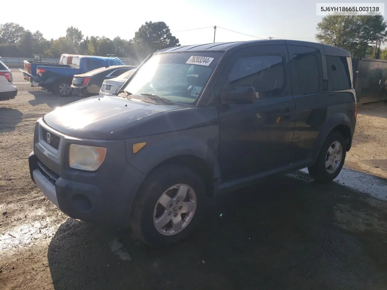 2005 Honda Element Ex VIN: 5J6YH18665L003138 Lot: 76203244