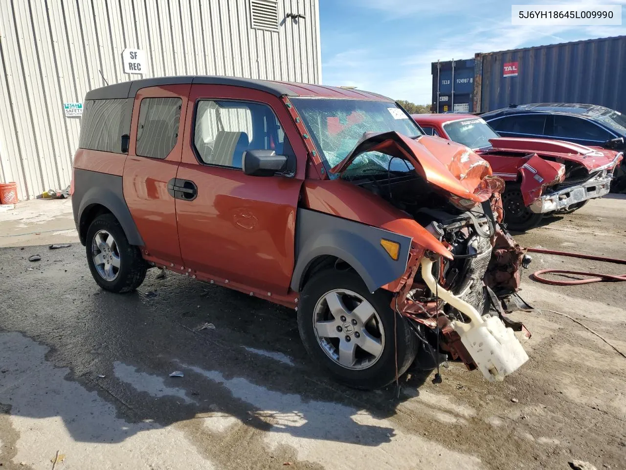 2005 Honda Element Ex VIN: 5J6YH18645L009990 Lot: 76418744