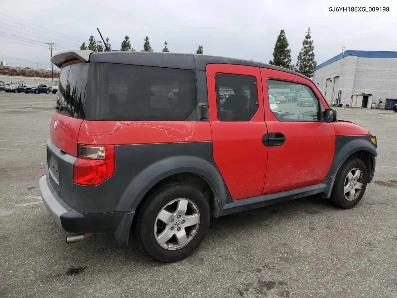 2005 Honda Element Ex VIN: 5J6YH186X5L009198 Lot: 76627494