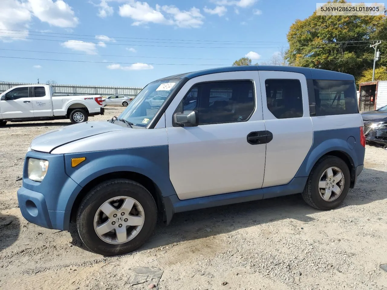 2005 Honda Element Ex VIN: 5J6YH28625L018905 Lot: 77149134