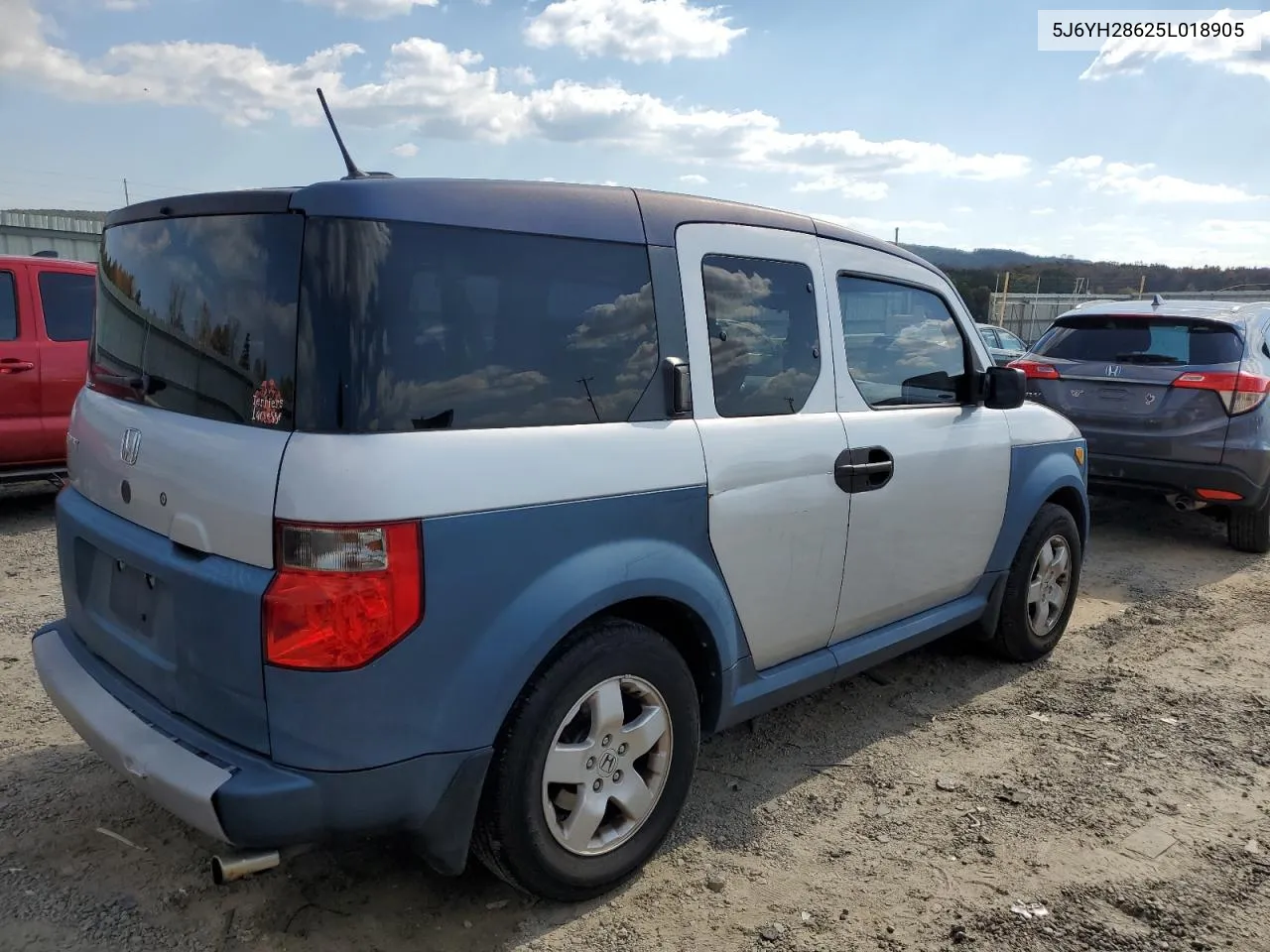 2005 Honda Element Ex VIN: 5J6YH28625L018905 Lot: 77149134