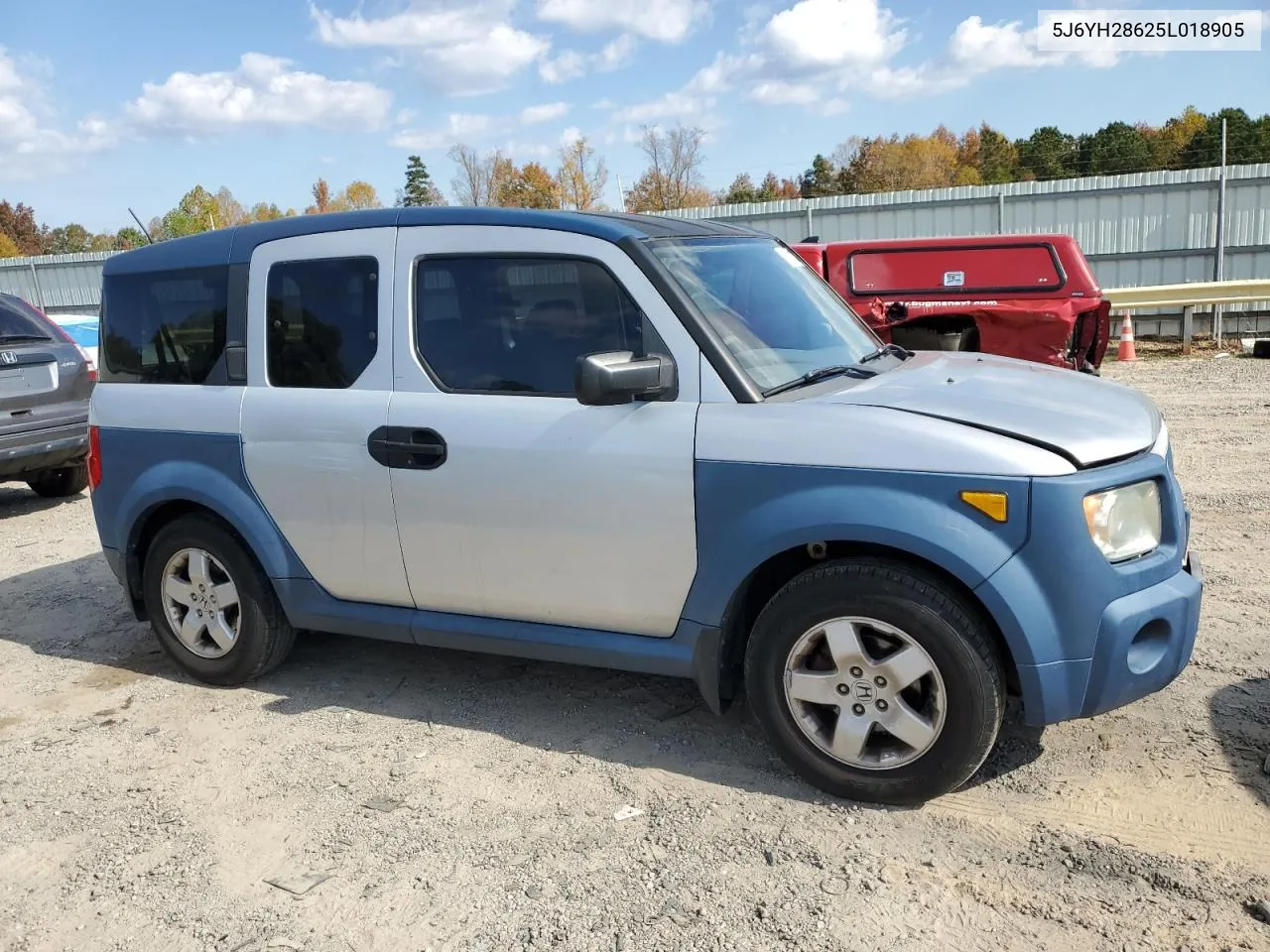 2005 Honda Element Ex VIN: 5J6YH28625L018905 Lot: 77149134