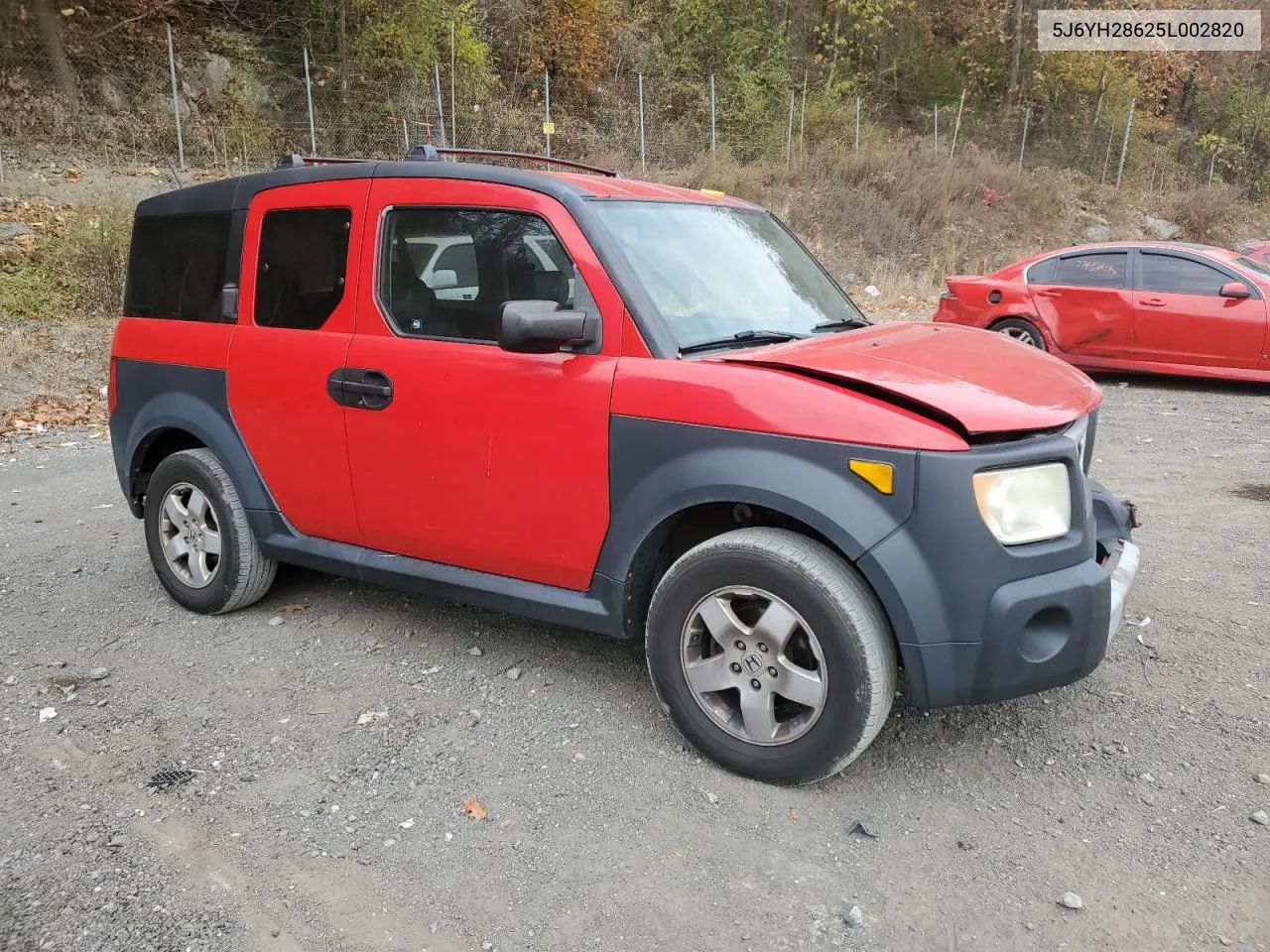 2005 Honda Element Ex VIN: 5J6YH28625L002820 Lot: 77538414