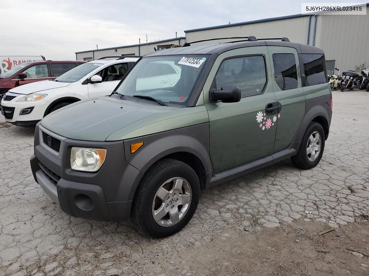 2005 Honda Element Ex VIN: 5J6YH286X5L023415 Lot: 77912534