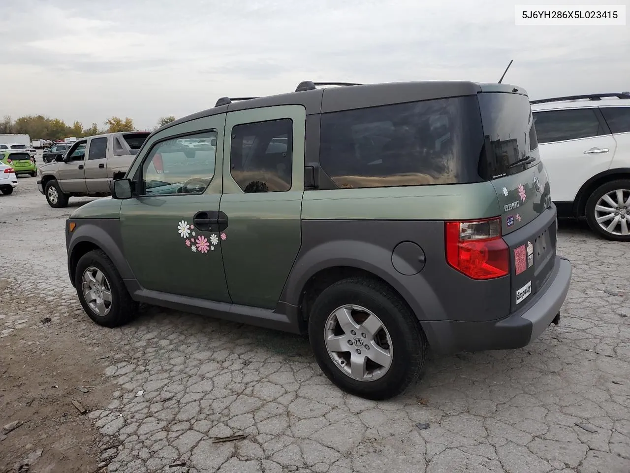 2005 Honda Element Ex VIN: 5J6YH286X5L023415 Lot: 77912534