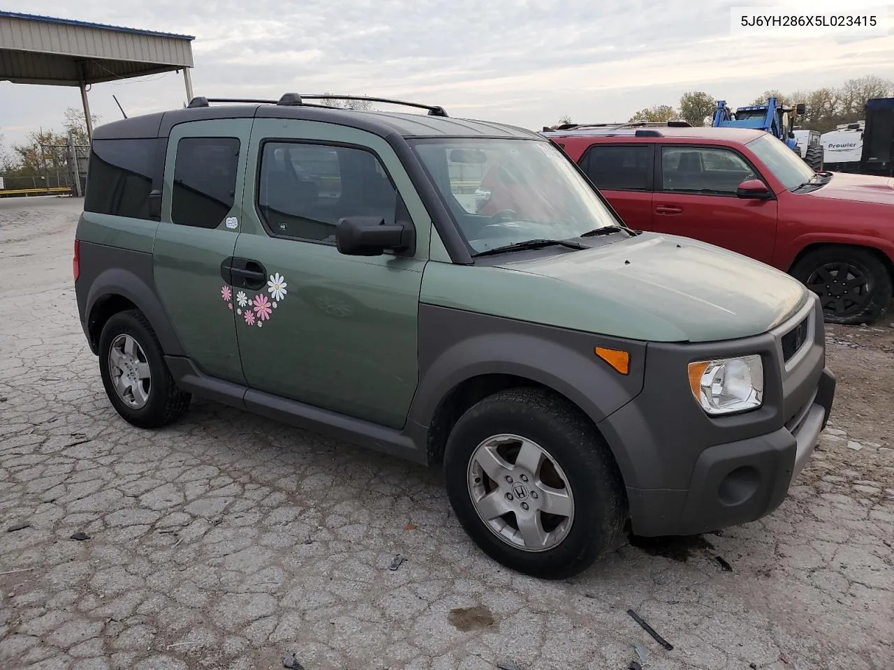 2005 Honda Element Ex VIN: 5J6YH286X5L023415 Lot: 77912534