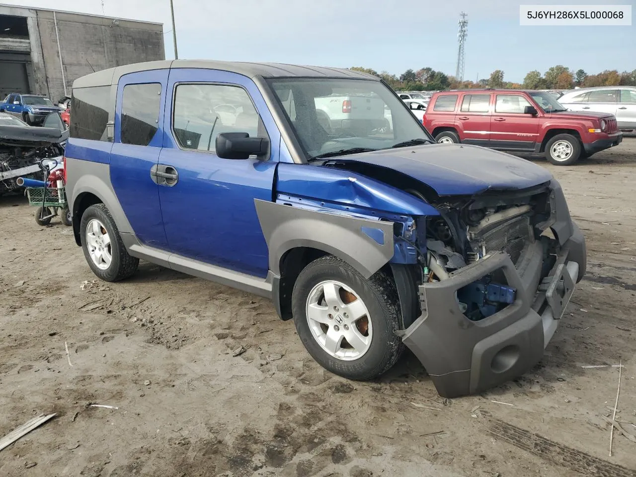 2005 Honda Element Ex VIN: 5J6YH286X5L000068 Lot: 78084864