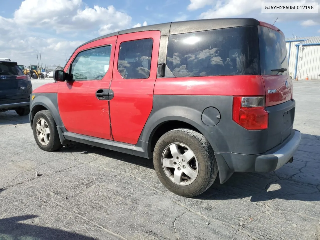 2005 Honda Element Ex VIN: 5J6YH28605L012195 Lot: 78092044