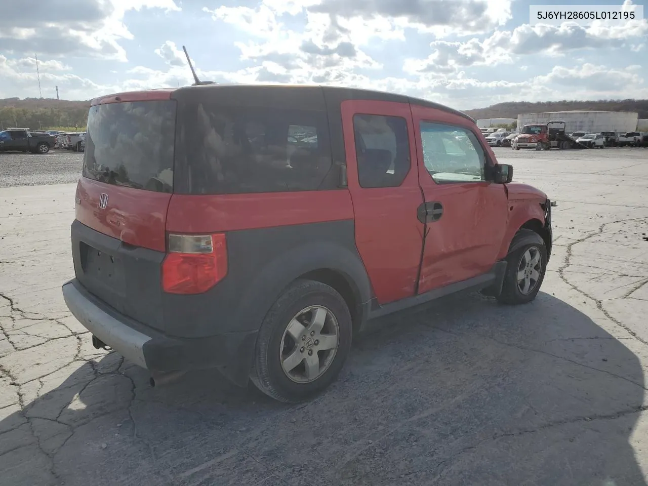 2005 Honda Element Ex VIN: 5J6YH28605L012195 Lot: 78092044