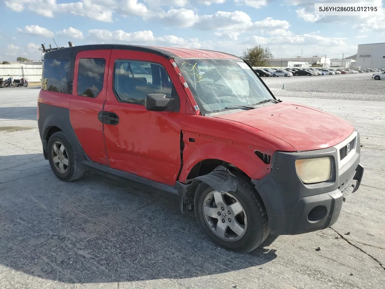 2005 Honda Element Ex VIN: 5J6YH28605L012195 Lot: 78092044