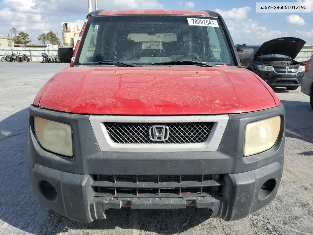 2005 Honda Element Ex VIN: 5J6YH28605L012195 Lot: 78092044