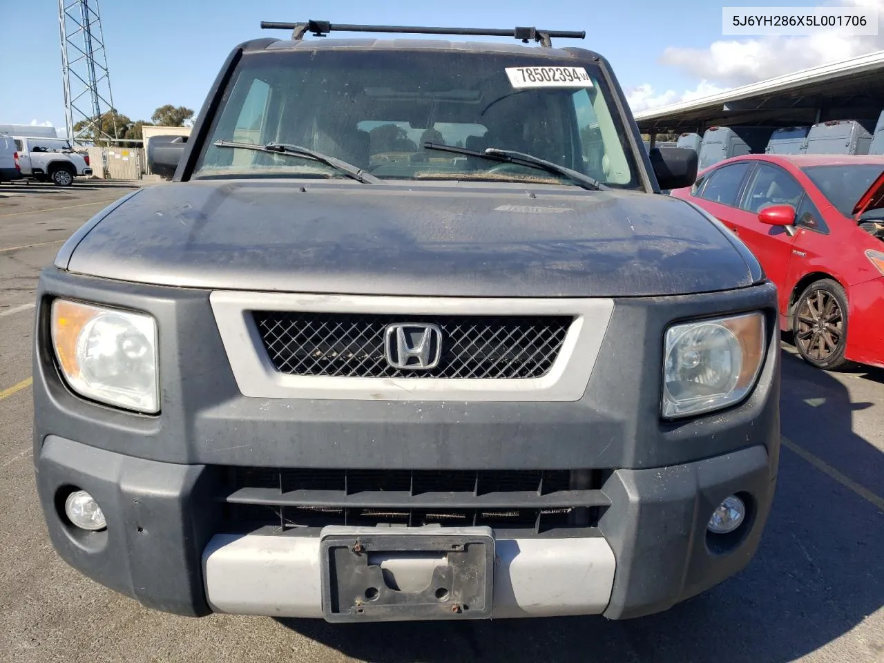 2005 Honda Element Ex VIN: 5J6YH286X5L001706 Lot: 78502394