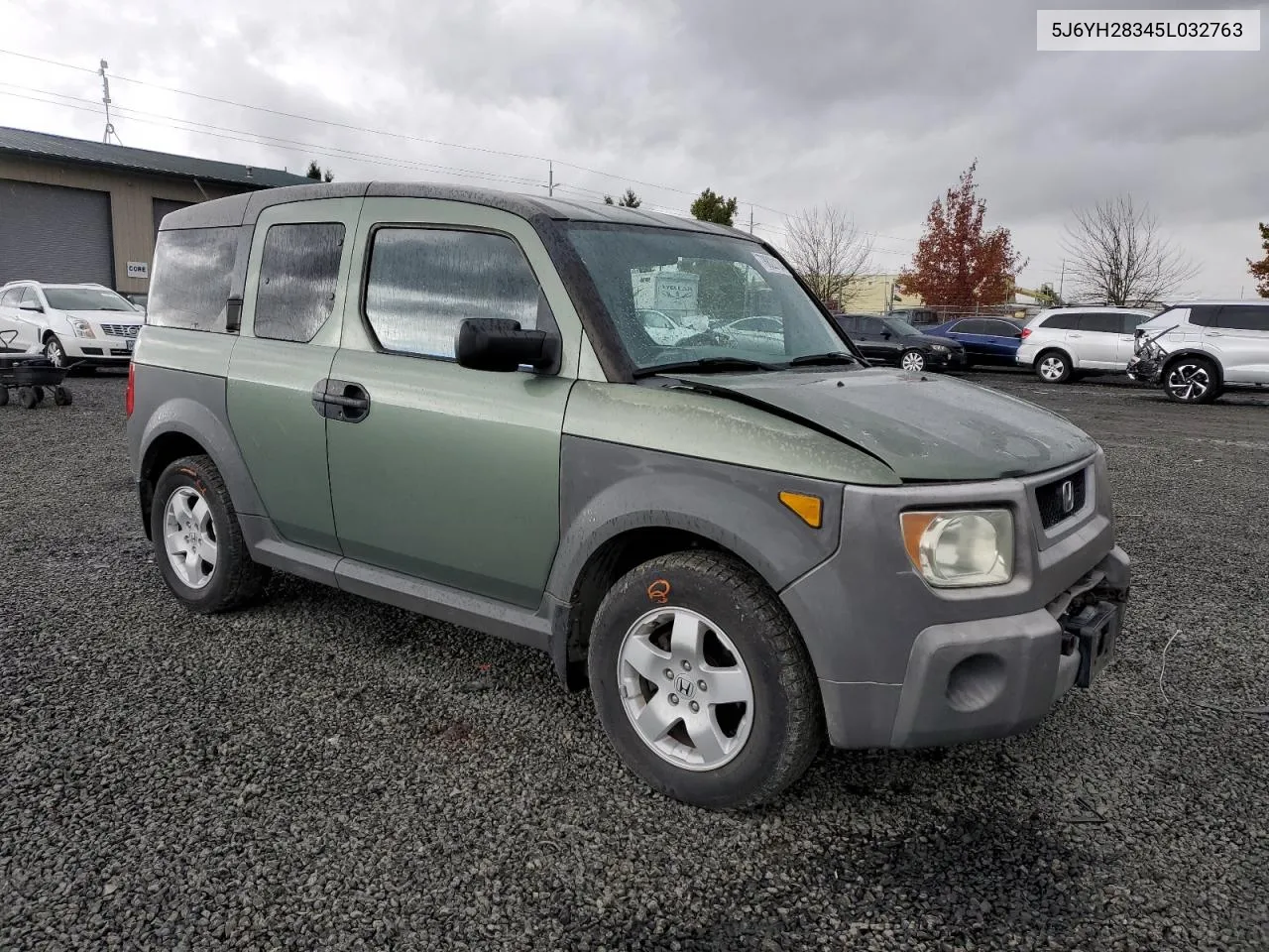 2005 Honda Element Lx VIN: 5J6YH28345L032763 Lot: 78822184