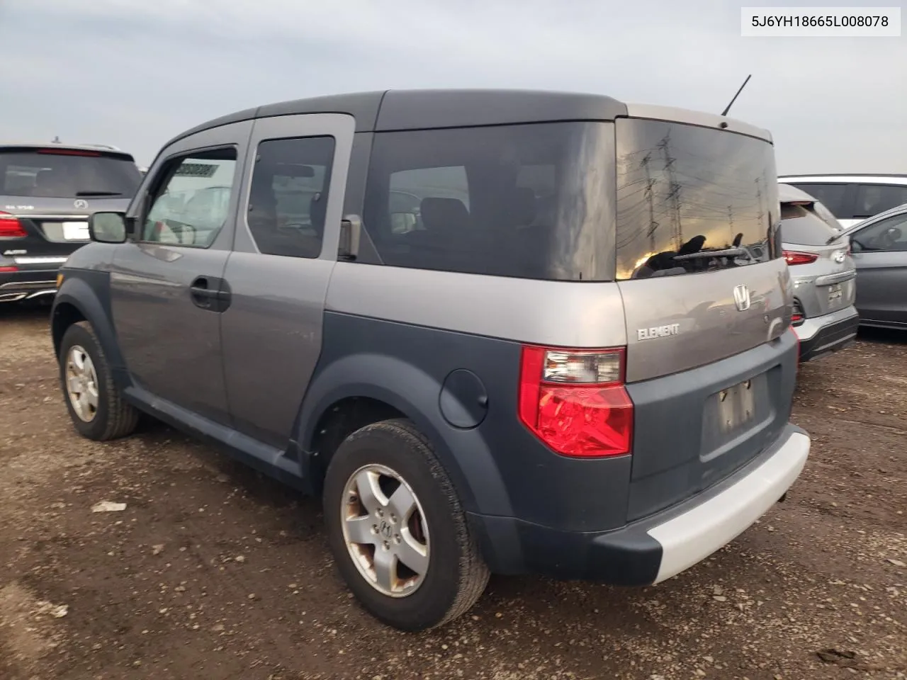 2005 Honda Element Ex VIN: 5J6YH18665L008078 Lot: 80302024