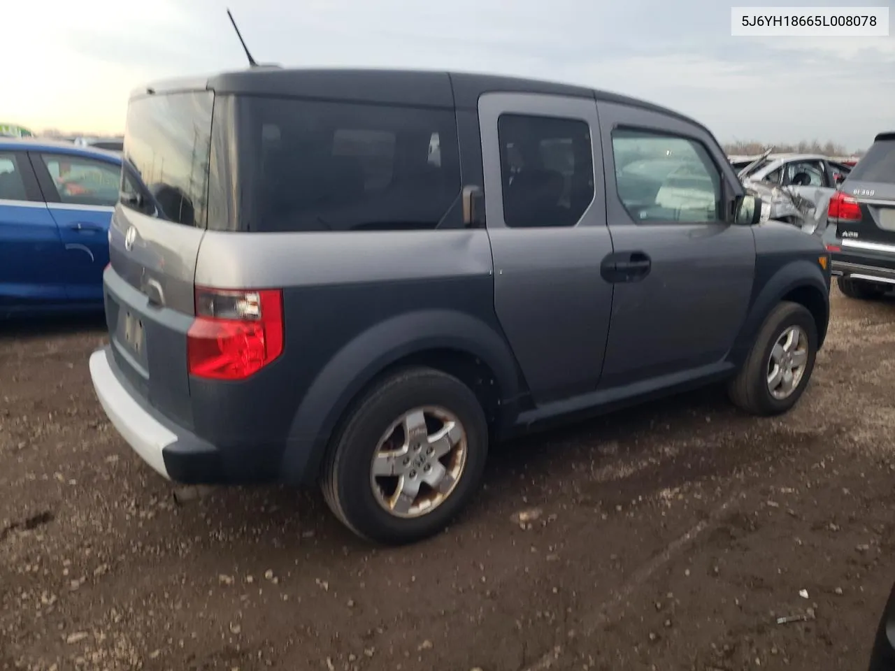 2005 Honda Element Ex VIN: 5J6YH18665L008078 Lot: 80302024