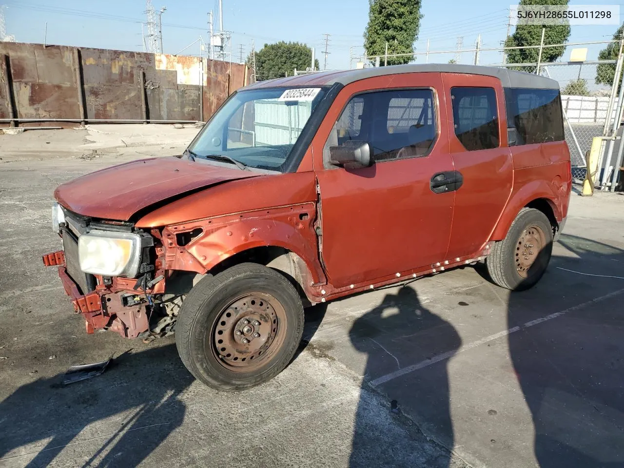 2005 Honda Element Ex VIN: 5J6YH28655L011298 Lot: 80325844