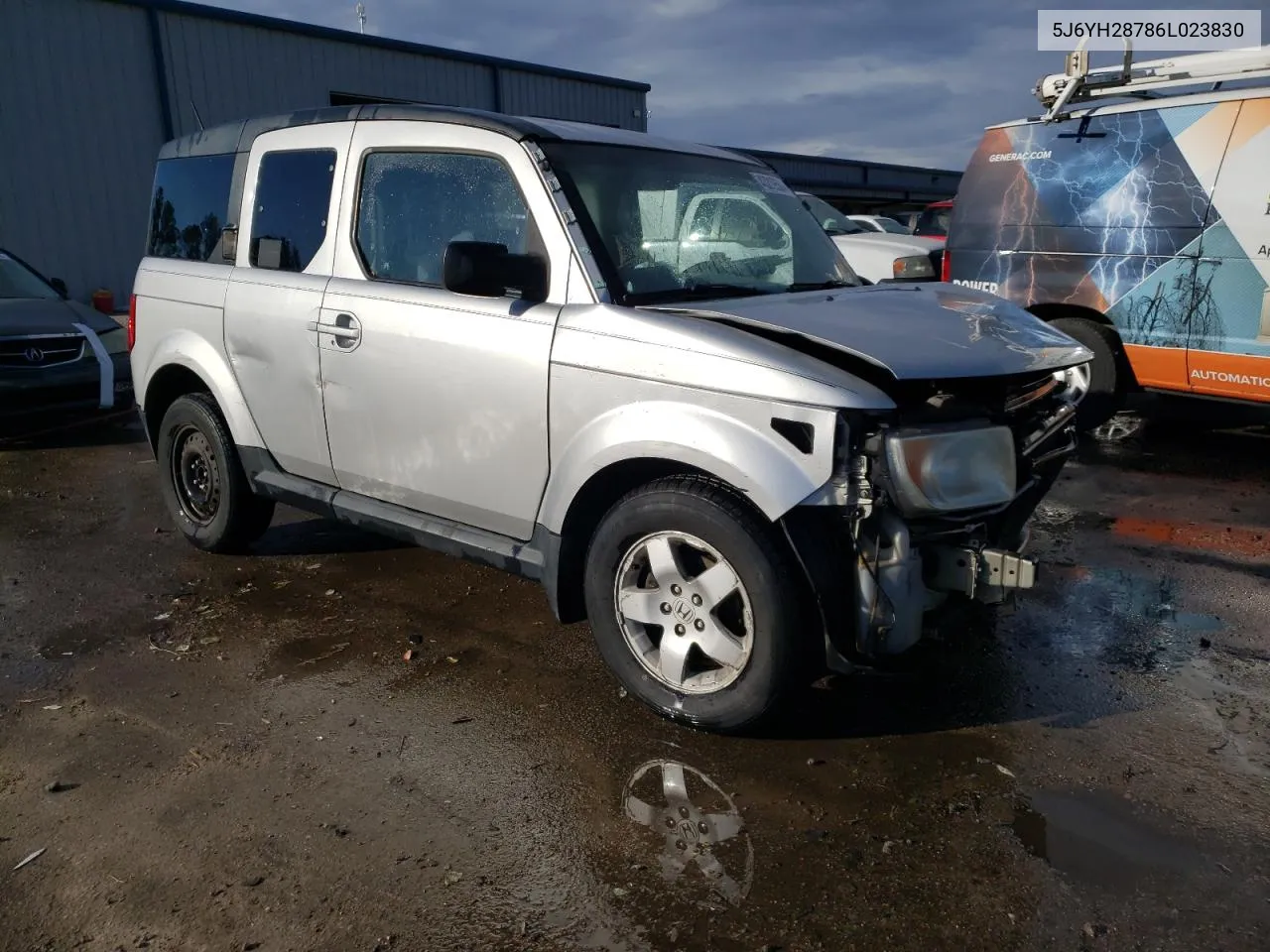 2006 Honda Element Ex VIN: 5J6YH28786L023830 Lot: 43219564